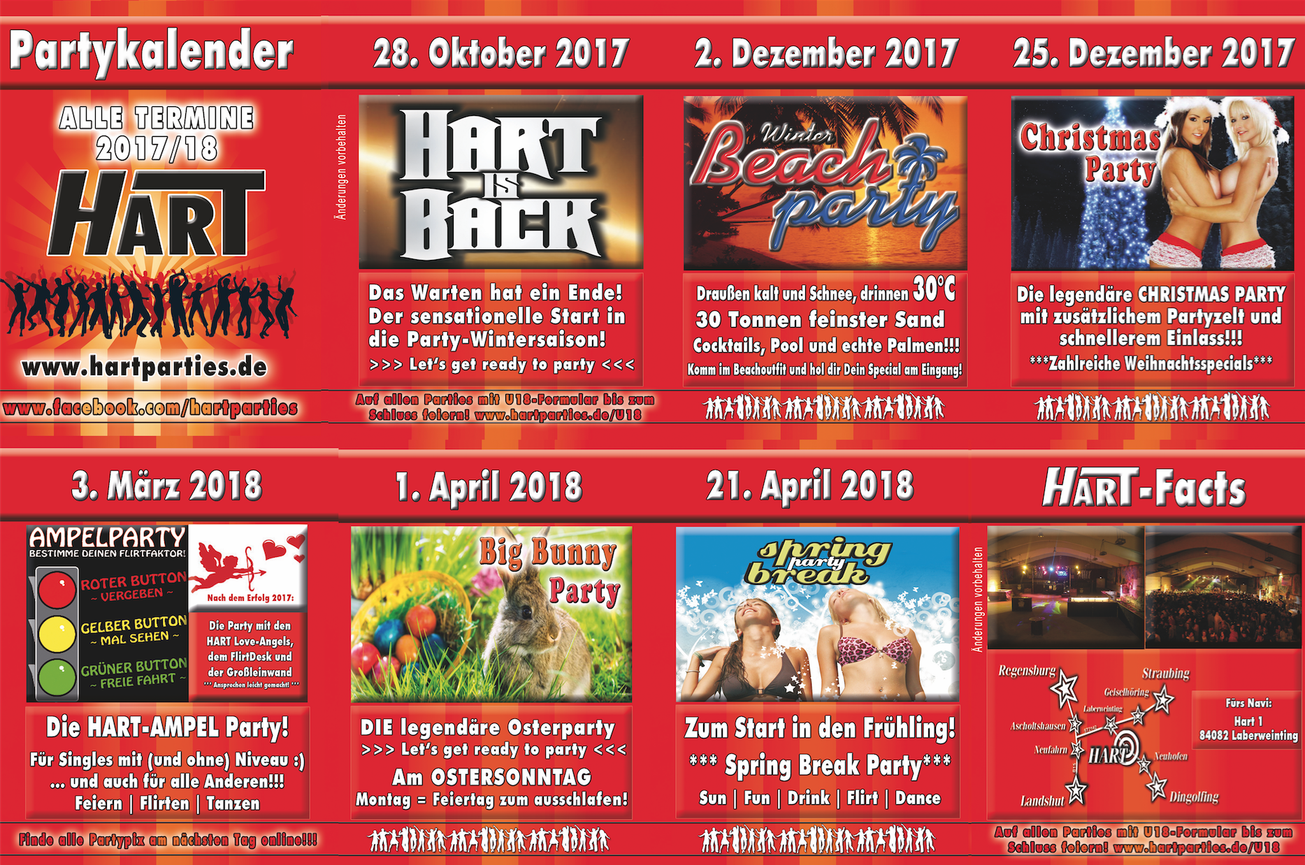 Partykalender 2017/18